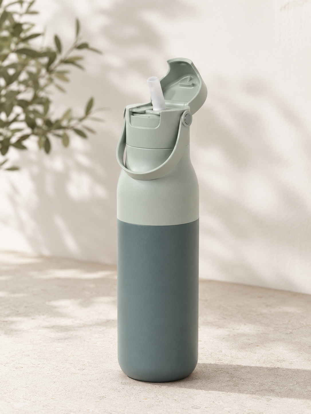 glug Slim 350ml — Sage Green lifestyle
